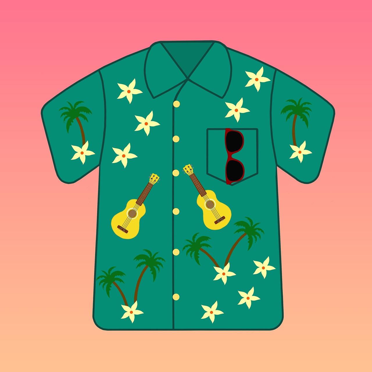shirt, summer, nature, fashion, design, cartoon, summer shirt, clothing, shop, style, retail